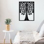 Wallity Efsane Accesorio de Pared de Metal Negro